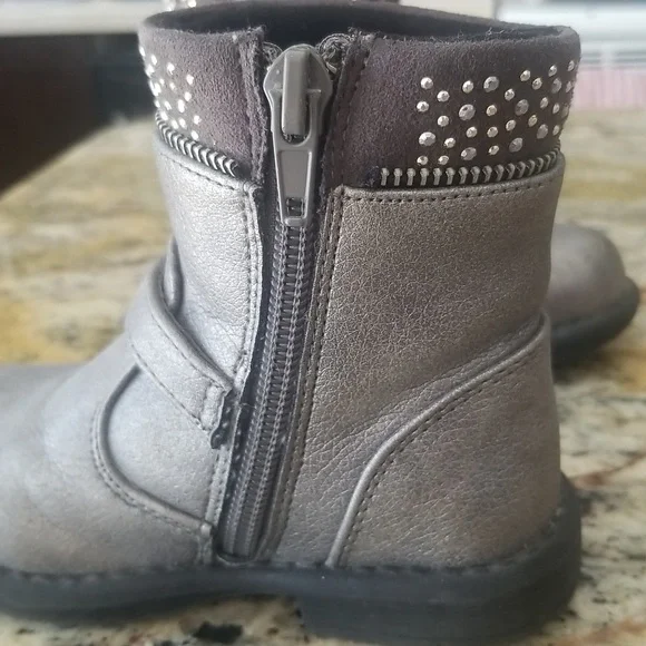 B-Cool Browns Metallic Boots Toddler - Picture 3 of 9